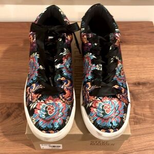 Steve Madden satin chunky sole  sneakers